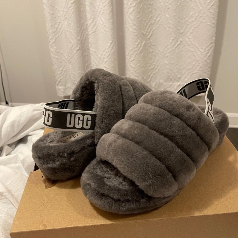 Grey Ugg Slippers